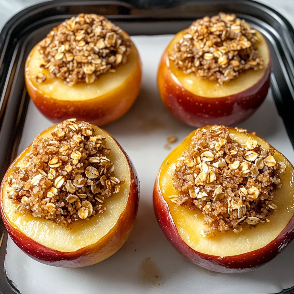 Baked Apples With Oats And Brown Sugar Recipe