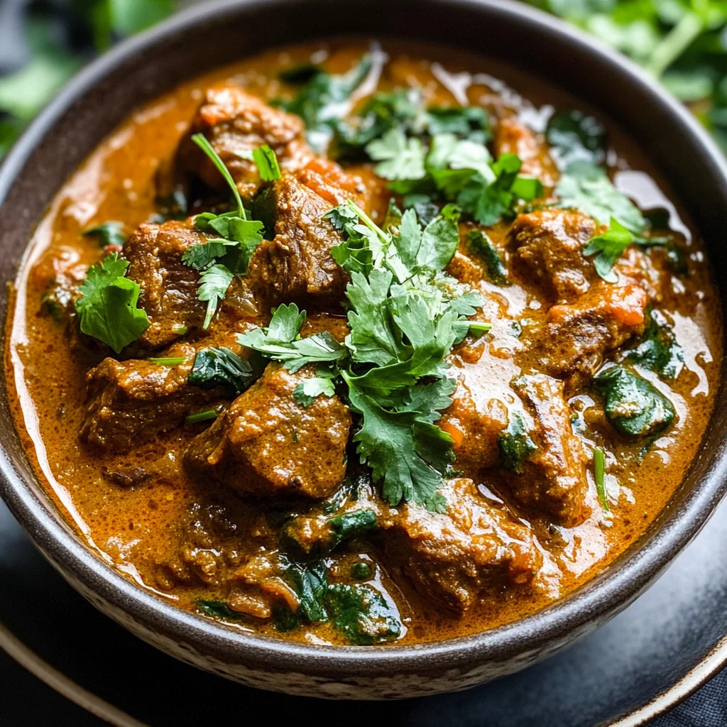 Easy Slow Cooked Indian Lamb Curry