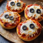 Ghost Pizza Bagels