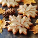 Glazed Maple Leaf Cookies