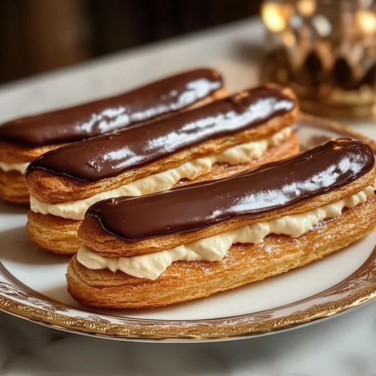 Mocha Éclairs Recipe