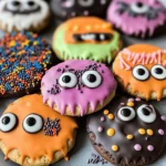 Monster Halloween Cookies