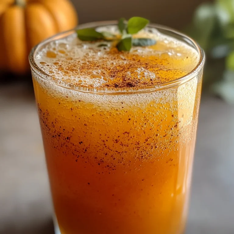 Pumpkin Apple Sparkling Shrub