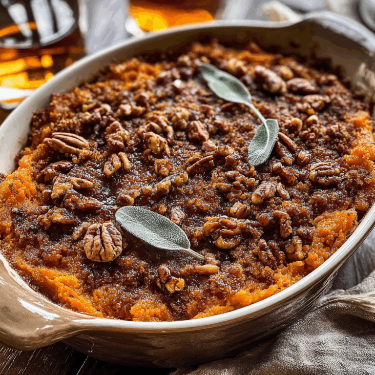 Bourbon Sweet Potato Casserole