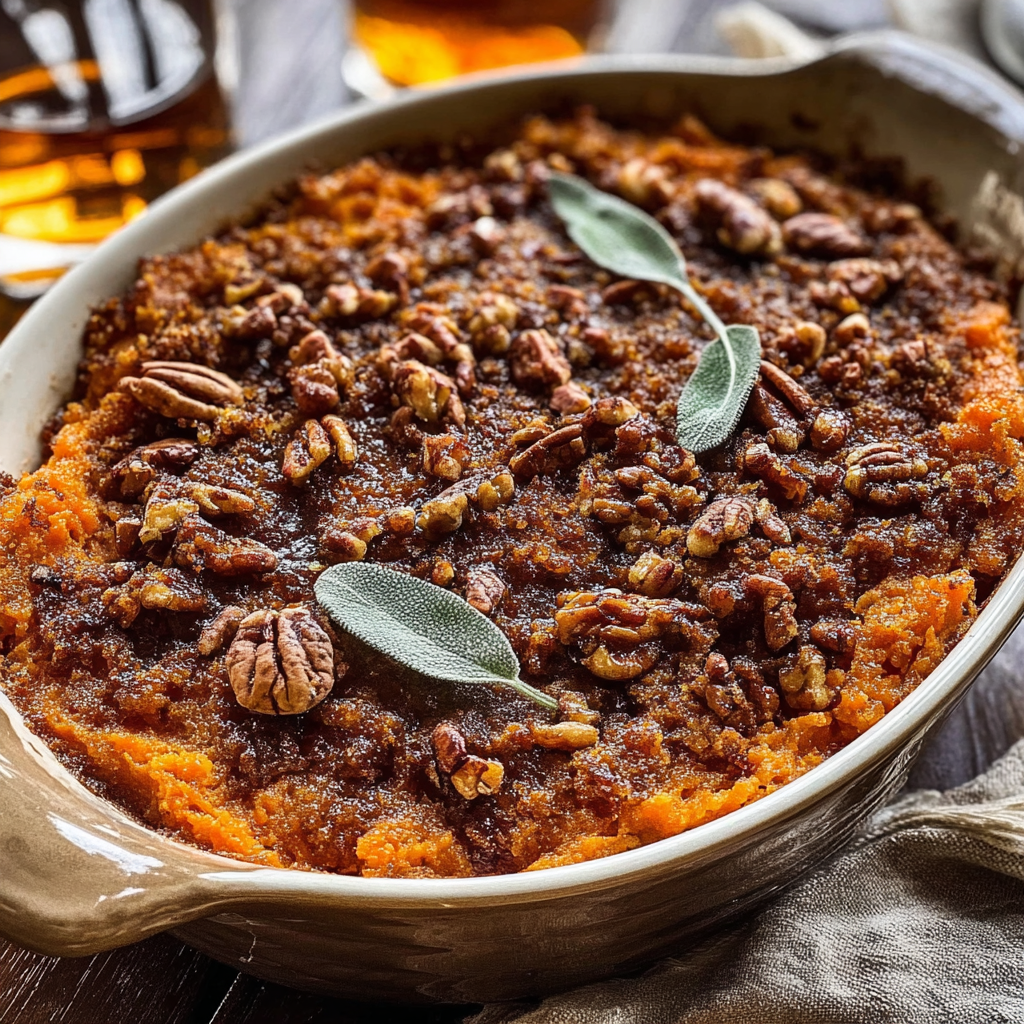 Bourbon Sweet Potato Casserole