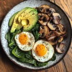 Creamy Avocado Breakfast Plate