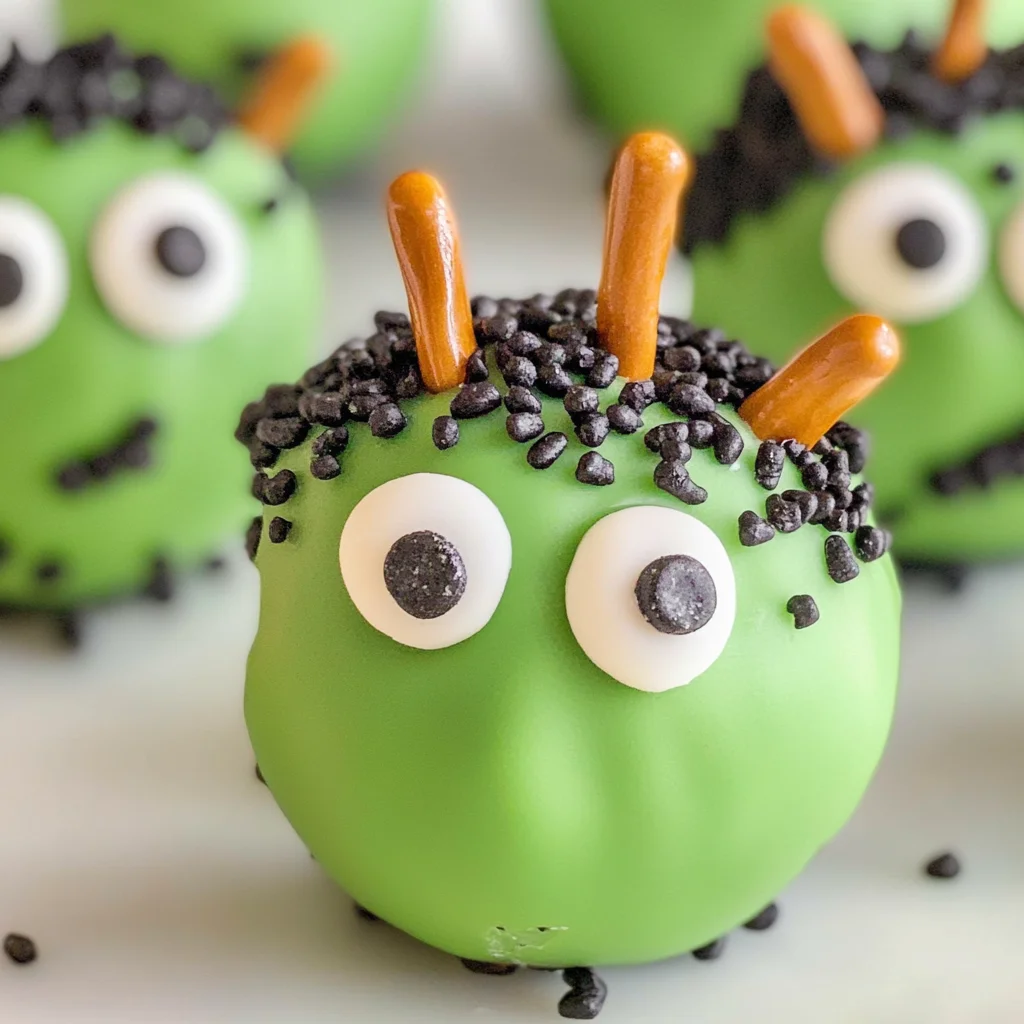 Frankenstein Oreo Balls