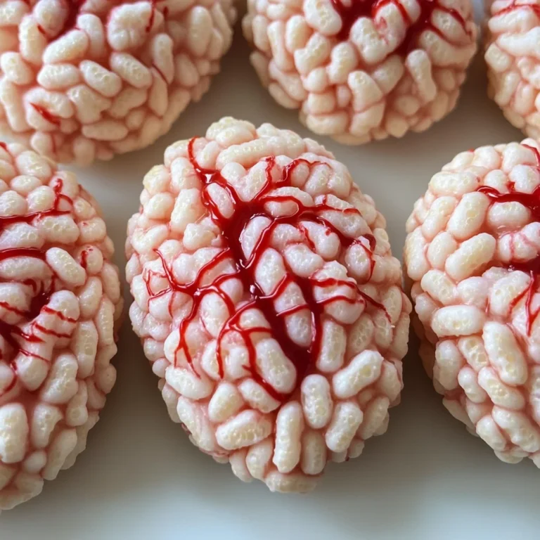Marshmallow Rice Bubbles Halloween Brains