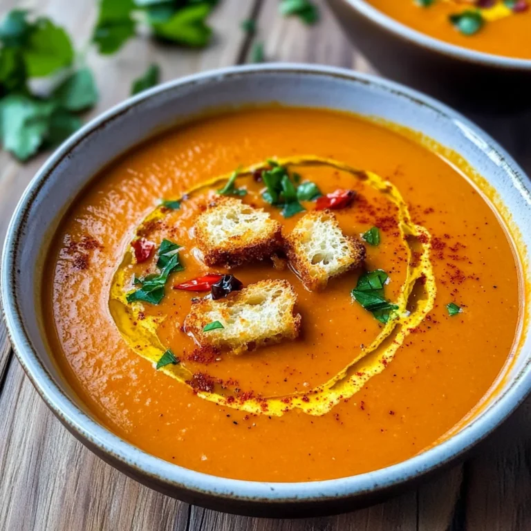 Roasted Red Pepper Soup Recipe